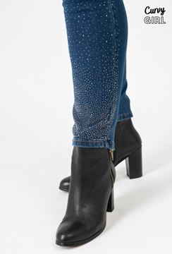 Picture of PLUS SIZE SPARKLY STRETCH QUALITY JEANS